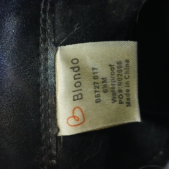 Blondo Camila Black Buckle Waterproof Moto Boots, Size 6.5 - Picture 7 of 8